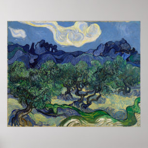 The Olive Trees by Vincent Van Gogh Poster
