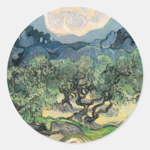 The Olive Trees Classic Round Sticker