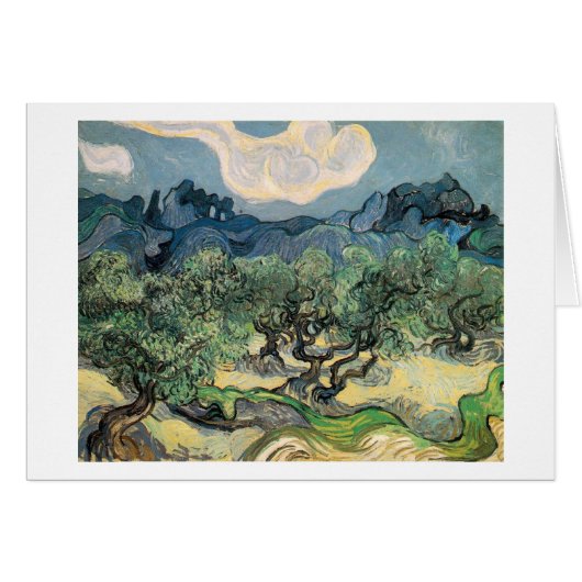 The Olive Trees, Vincent van Gogh Cards (Front Horizontal)