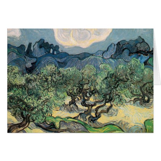The Olive Trees, Vincent van Gogh Cards (Front Horizontal)
