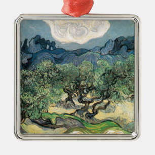 The Olive Trees, Vincent van Gogh Metal Ornament