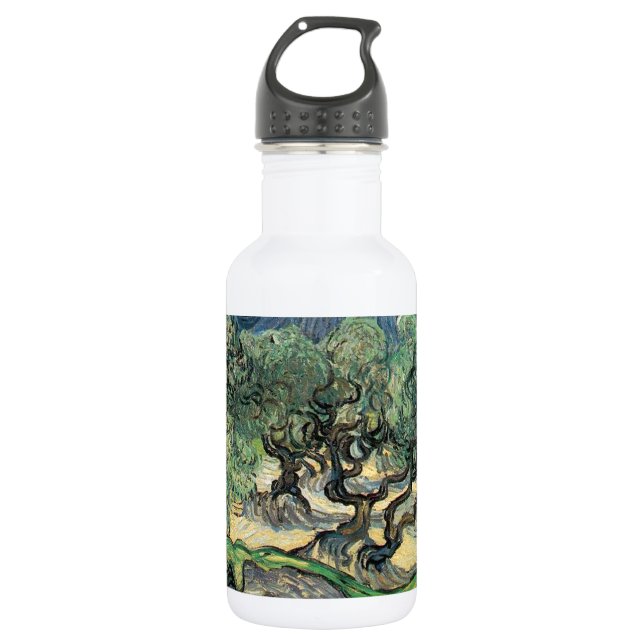 The Olive Trees, Vincent van Gogh Water Bottle (Front)