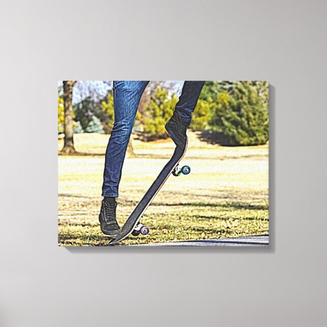 The Ollie Painterly Canvas Print (Front)