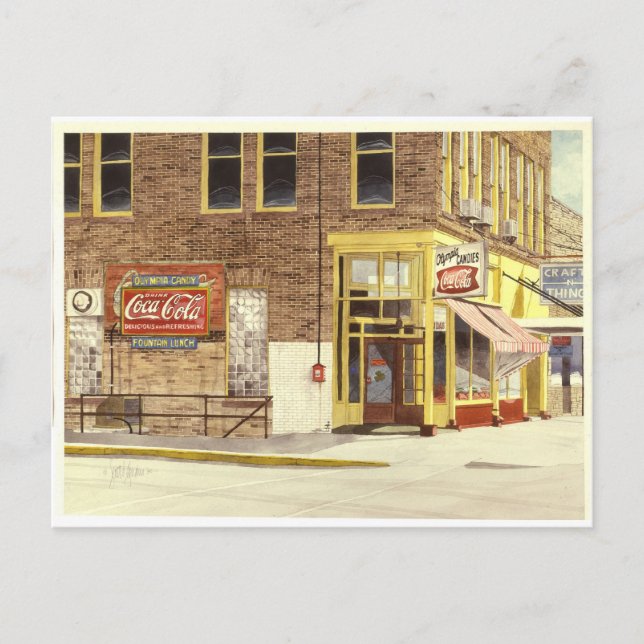 The Olympia Candy Kitchen Postcard (Front)