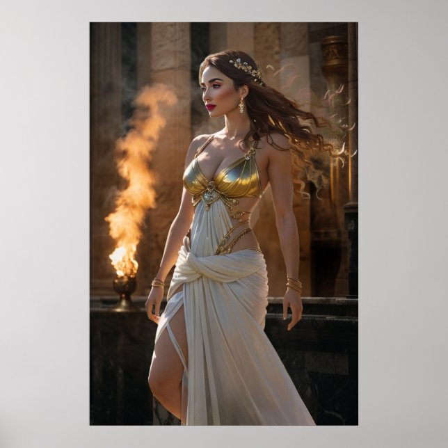 The Olympians: Aphrodite, Godess of Love Poster (Front)
