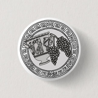 The Olympians! Dionysus / Bacchus symbol badge Button