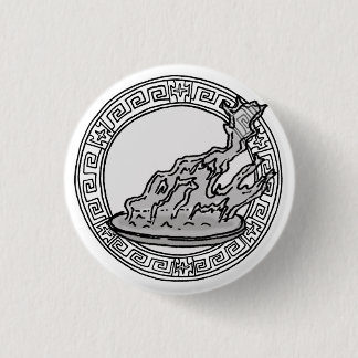 The Olympians! Hestia / Vesta symbol badge Pinback Button