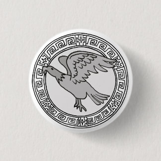 The Olympians! Zeus / Jupiter symbol badge Button