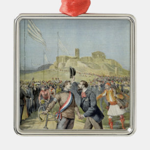 The Olympic Games in Athens Metal Ornament