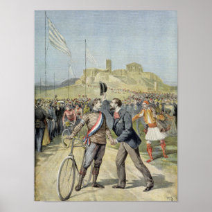 The Olympic Games in Athens Poster