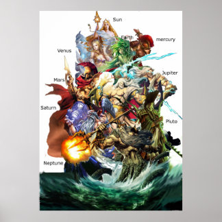 The olympus gods poster