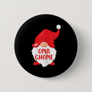 The Oma Gnome Matching Christmas Gnome Shirt  Button