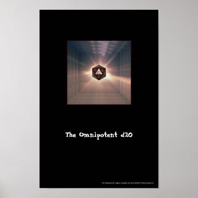 The Omnipotent d20 - Print (Front)