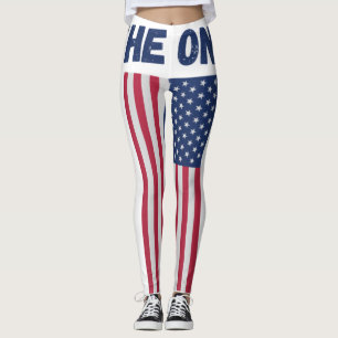 The One American Flag Patriotic Premium High Leggings