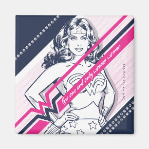 The One And Only Wonder Woman' Retro Graphic Magnet