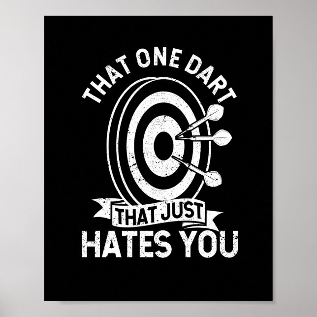 The one dart that just hates you Funnier Poster (Front)