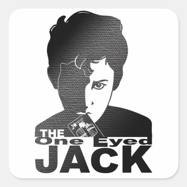 The One Eyed Jack Square Sticker (Front)