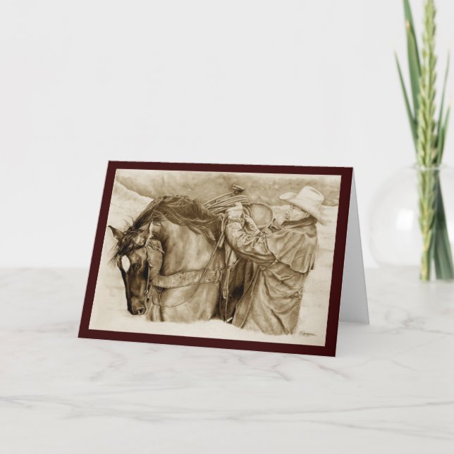 "The One for the Job" Greeting Card (Front)