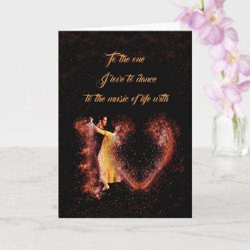 The One I Love 5x7 Folded Greeting Card