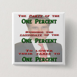 The One Percent Pinback Button