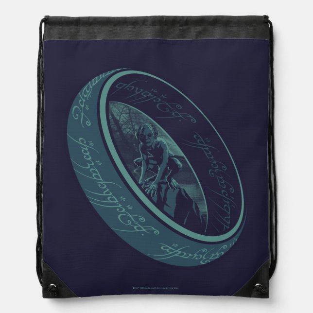 THE ONE RING™ GOLLUM™ Graphic Drawstring Bag (Front)