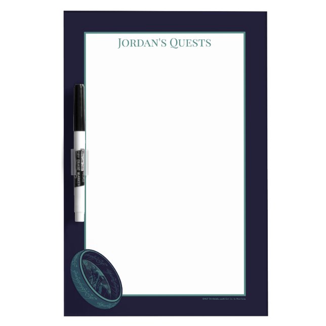 THE ONE RING™ GOLLUM™ Graphic Dry Erase Board (Front)