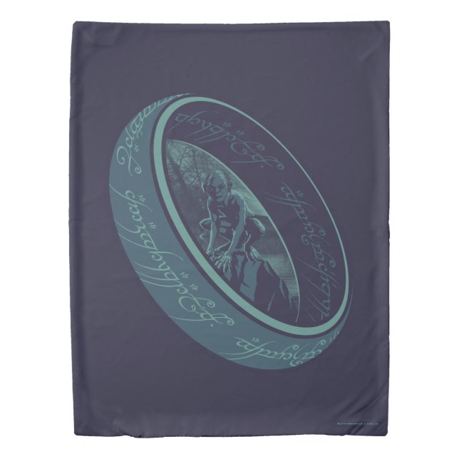 THE ONE RING™ GOLLUM™ Graphic Duvet Cover (Front)