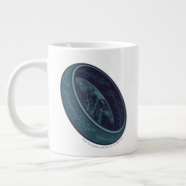 THE ONE RING™ GOLLUM™ Graphic Giant Coffee Mug (Left)