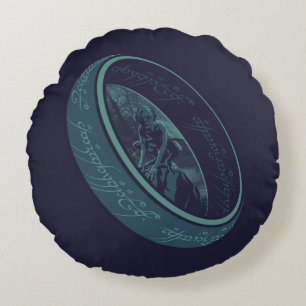 THE ONE RING™ GOLLUM™ Graphic Round Pillow