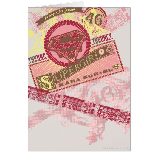 The One The Only Supergirl Cards (Front)