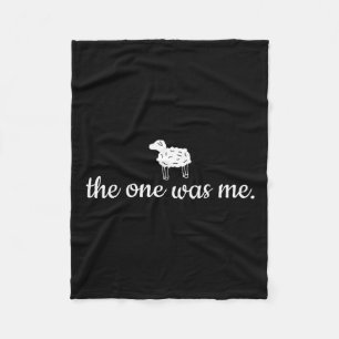 The One Was Me Lost Sheep He Left The 99 Luke 15_4 Fleece Blanket