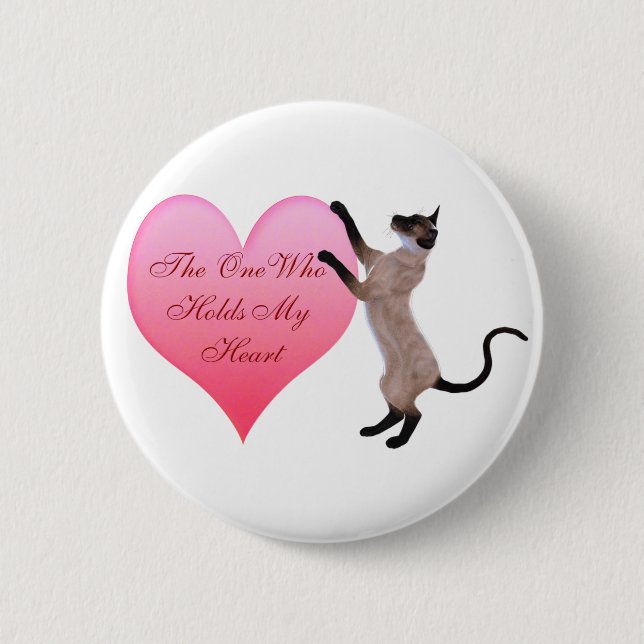 The One Who Holds My Heart Button (Front)