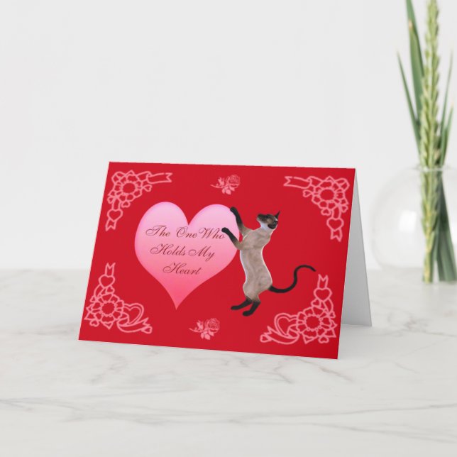 The One Who Holds My Heart Card (Front)