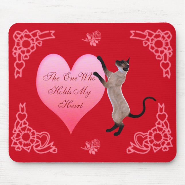 The One Who Holds My Heart Mouse Pad (Front)