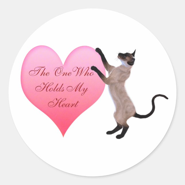 The One Who Holds My Heart Stickers (Front)