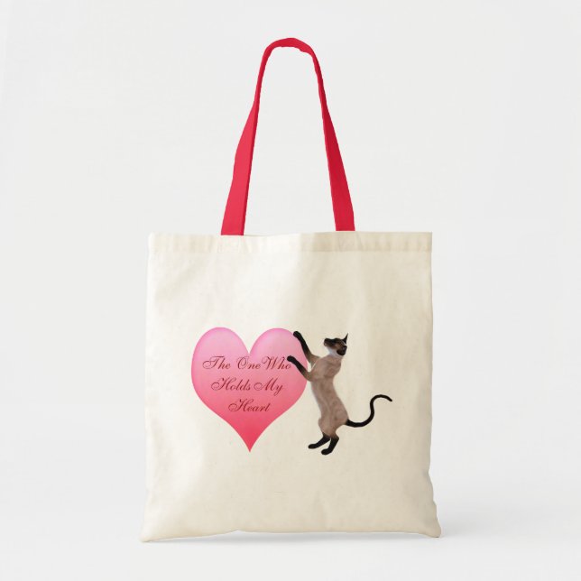 The One Who Holds My Heart Tote Bag (Front)