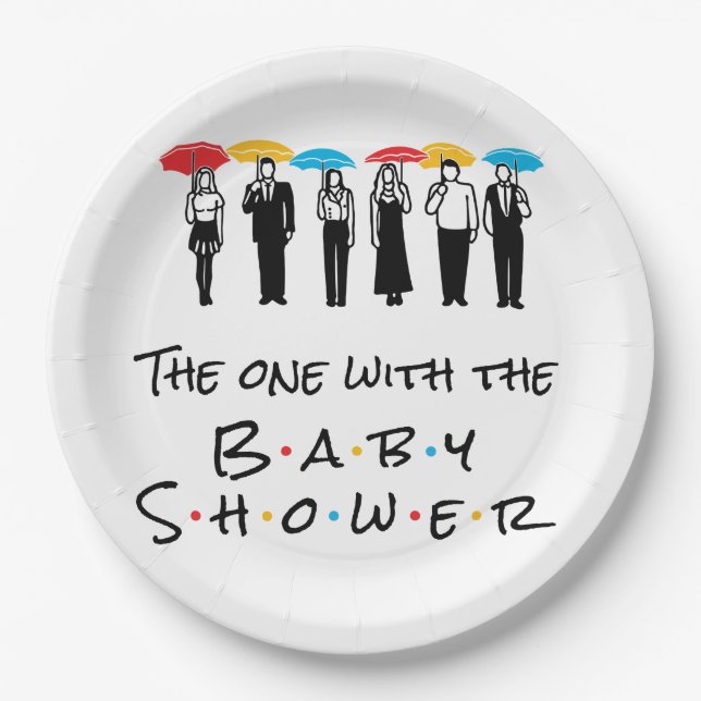 The One with the Baby Shower Paper Plates (Front)