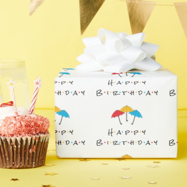The One With the Birthday Party Wrapping Paper (Birthday Party)