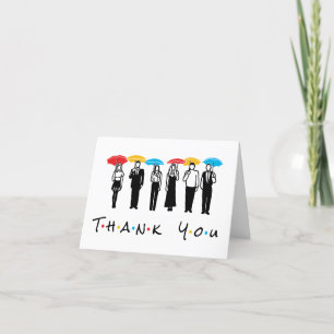 The One with the Letterpress Thank You Card