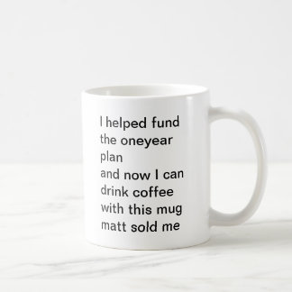 the oneyear plan mug