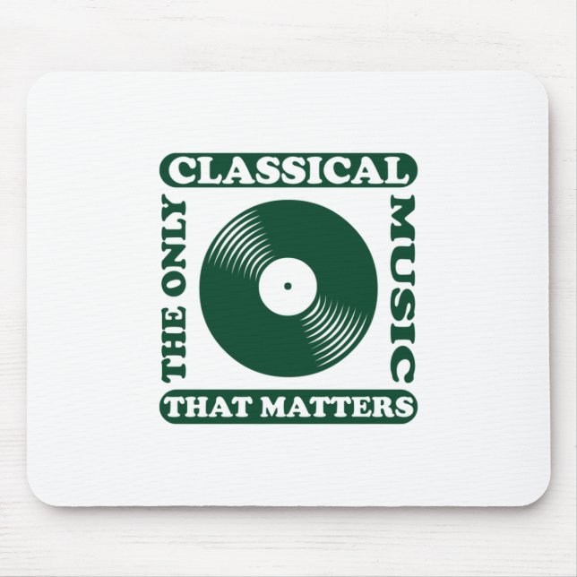 The Only Classical Music Mouse Pad (Front)