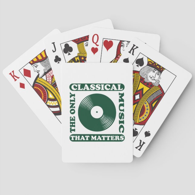 The Only Classical Music Poker Cards (Back)