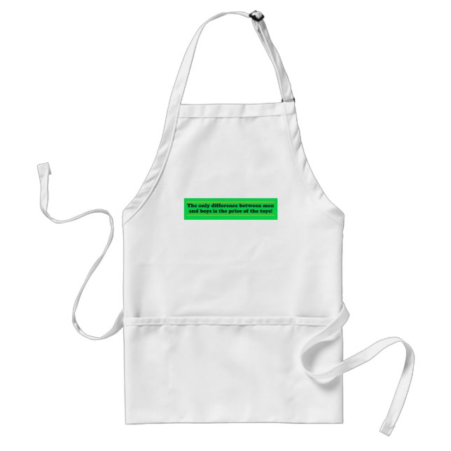 The only difference between men and boys adult apron (Front)
