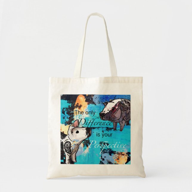 The only difference is your perspective tote bag (Front)