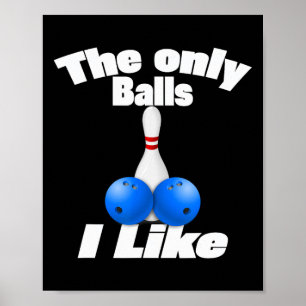 The Only I Like Gay Lesbian Matching Team Bowling Poster