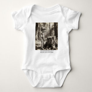 The only known photo of Pinocchio and his mother Baby Bodysuit