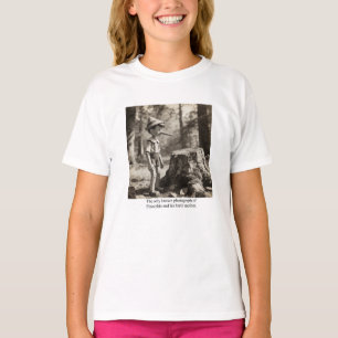 The only known photo of Pinocchio and his mother T-Shirt
