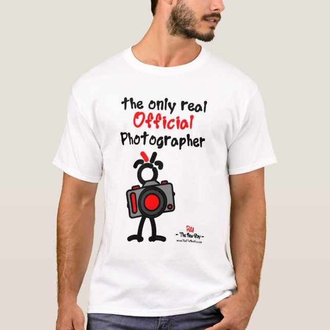 The only real Official Photographer T-Shirt (Front)