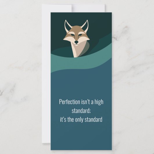 “The only standard” Bookmark – J to G (Front)