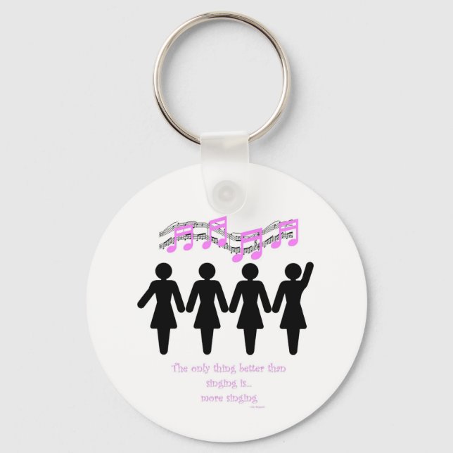 The only thing better than singing keychain (Front)